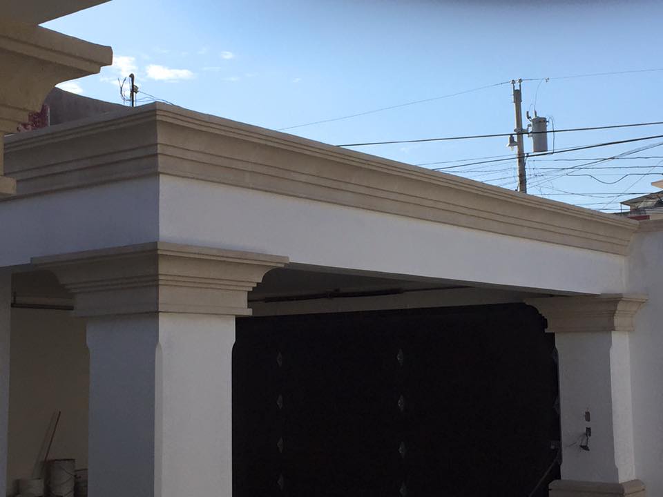 Cornisa recta para muro - Tipo 2